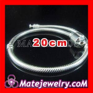 european silver snake chain