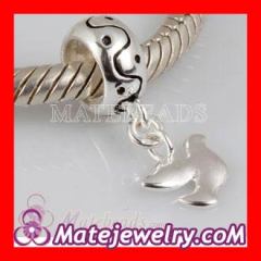 european charms with dangle bird of peace