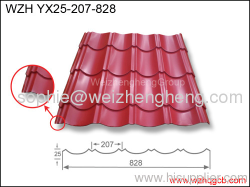 color steel roof sheet