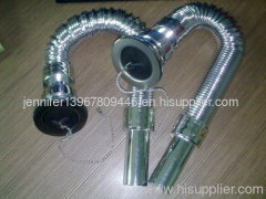 Chrome plated Waste pipe Drain Pipe for washbasin