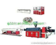 plastic two pipe extrusion line