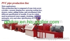 PVC pipe extrusion machine/PVC pipe production line