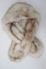 fake fur winter scarf