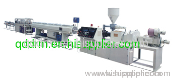 PVC double pipe production line/PVC double pipe making unit