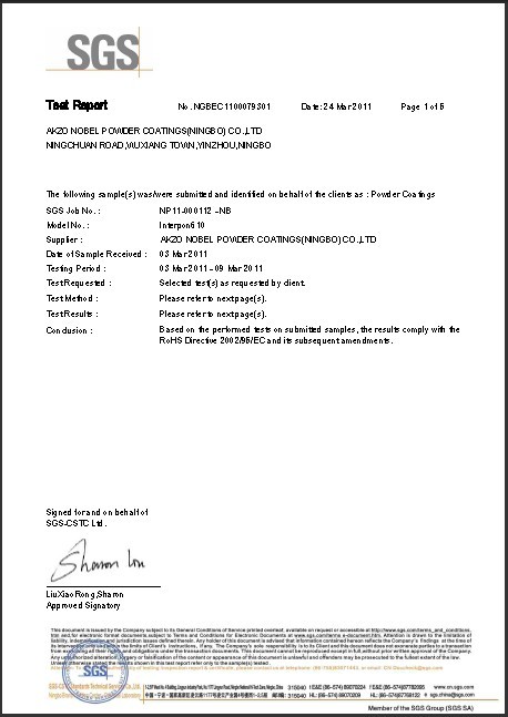 RoHS Powder - Akzo Nobel