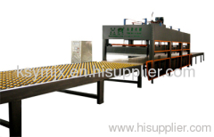 Honeycomb aluminum single layered hot-press production line