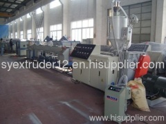 PVC threading pipe production line