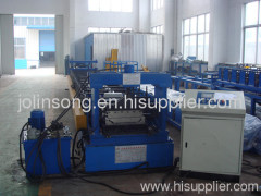 Hidden roof panel forming machine