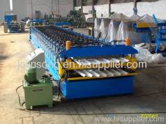 Colored double panel forming machine