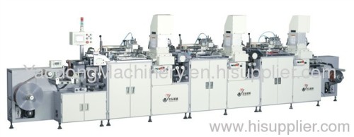 YD-SPA/F300R-3C Three Color Automatic Roll-to-Roll Screen Printing Machine & UV Curing System