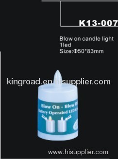 blow on - off LED candle light