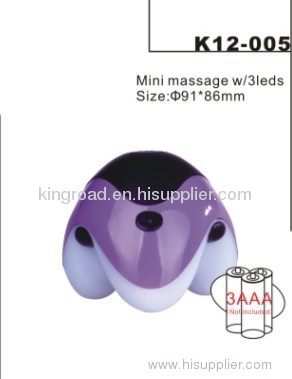 Mini Body Massager wiht colorfully lights