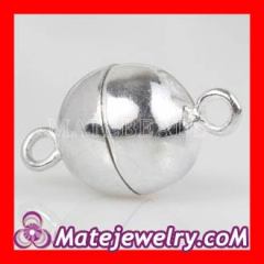 Dia 10mm Sterling Silver Magnetic Ball Clasp