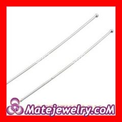 925 Sterling Silver Dia 0.7mm Needle Component Findings