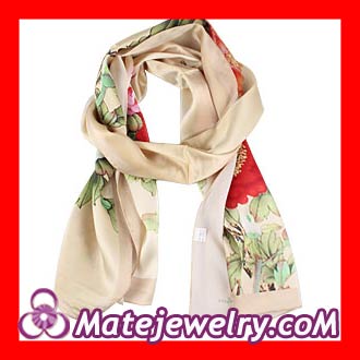 cheap long silk scarf