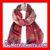 Rose pattern Silk Scarves 170×50cm Long Oblong Silk Scarves Wholesale