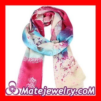 pure long silk scarf