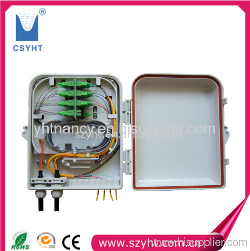 Outdoor fiber optic terminal box