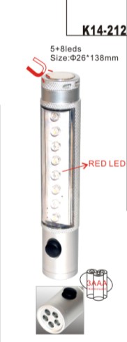 aluminium torch, led flashlight with magnet