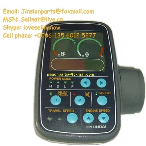 130LC-1(E) Hyundai Robex monitor 21E6-00200,Hyundai monitor RX130LC3 ,Hyundai digger display,220-5 excavator gauge panel