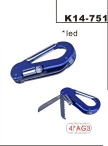 led aluminium keychain lights,mulitfunction Carabiner