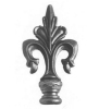 Decorative cast iron spear point