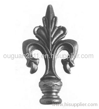 Decorative cast iron spear point