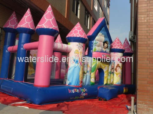 Princess bounce house girl