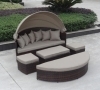 Garden rattan sun lounge set