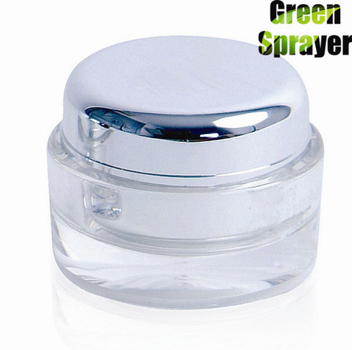 Acrylic cream jar bottle