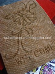 Door Mat Laser Cutting Engraving in Machinery