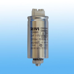 85℃ aluminum push wire type with stud lighting capacitor