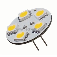 5SMD side pin G4 led boat light