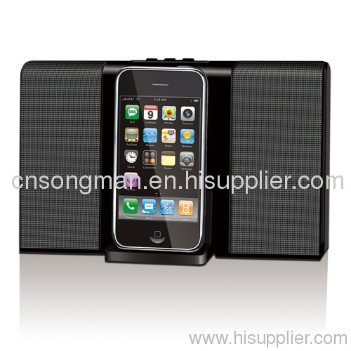 Portable slim docking ipod/Iphone docking speaker IPA-216