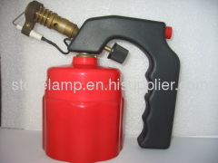 Red garden gas torches