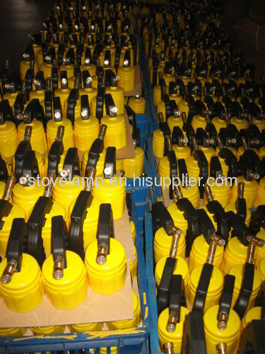 Yellow Portable pressure gas torch