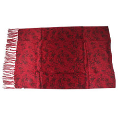Long Oblong Fringed Red Silk Scarves 170×50cm Silk Scarf Painting Wholesale