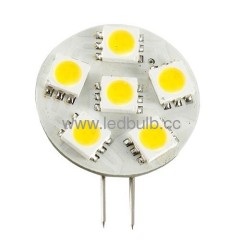 6SMD side pin G4 led flat disc light