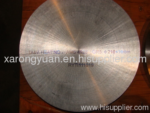 Titanium disk