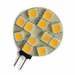 12SMD G4.0 camping led light with side pin