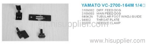 SEWING PARTS GAUGE SETS YAMATO VC-2700-164M 1/4"