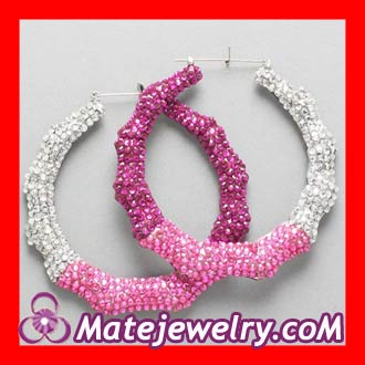 Celeb Inspired Door Knocker Bamboo Hoop Earring Wholesale