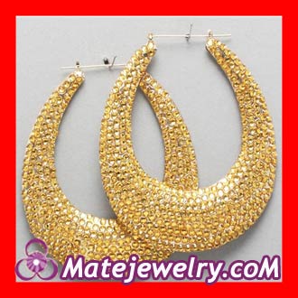 bamboo earrings with chains