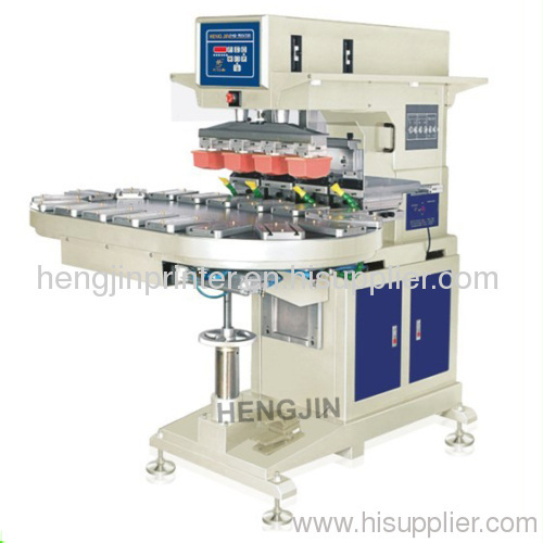 HP-300DZ 4 colors design conveyor tampo printing machine