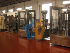 Negative pressure filling machine