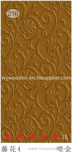decorative mdf wave boards used for home decoration