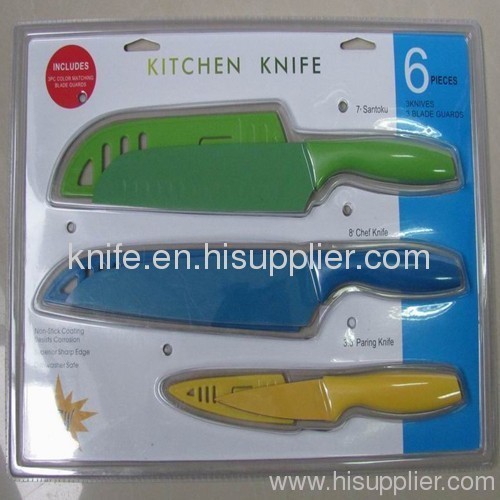 Fashional kitchen knives with blade guard