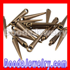 Cheap 22mm Plated Antique Bronze Basketball Wives Earring Spike Beads Wholesale