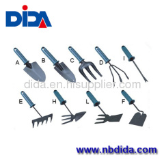 Low carbon steel blade with powder coating plastic handle garden tools