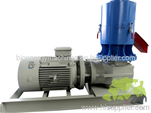 flat die wood pellet mill (BIO-350F/30kw/300-400kg/h)